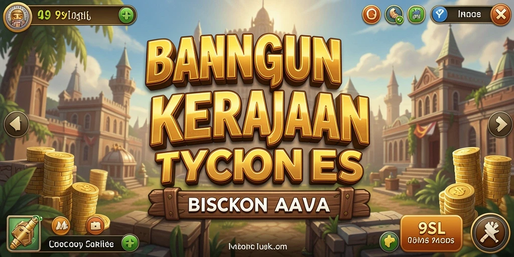 Screenshot dari gameplay Tycoon dengan elemen manajemen bisnis