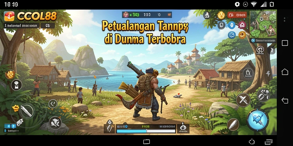 Tangkapan layar dari gameplay Open World COCOL88 yang epik.