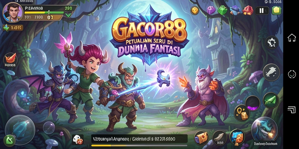 Screenshot GACOR88 menampilkan aksi petualangan yang seru.