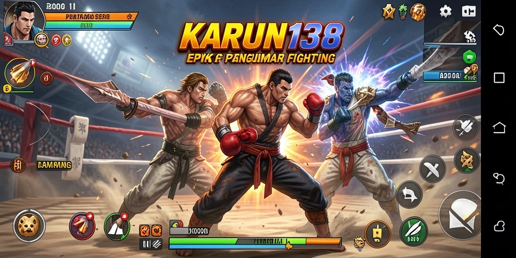 Tampilan gameplay dari KARUN138 yang intens dan penuh aksi.