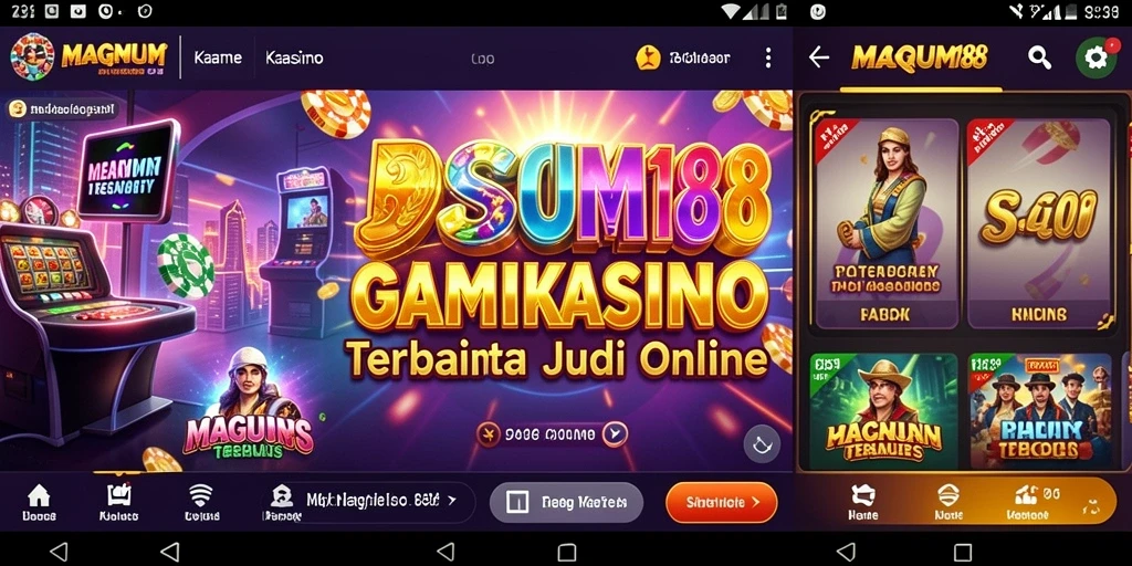 Screenshot utama MAGNUM188 menampilkan gameplay Kasino yang seru dan interaktif.