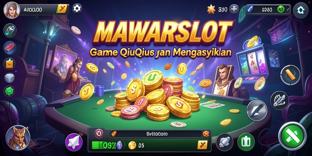 Tampilan menarik gameplay QiuQiu di MAWARSLOT.