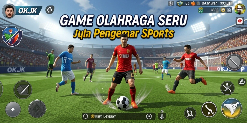 Tampilan gameplay OKJK yang mendebarkan dan kompetitif.
