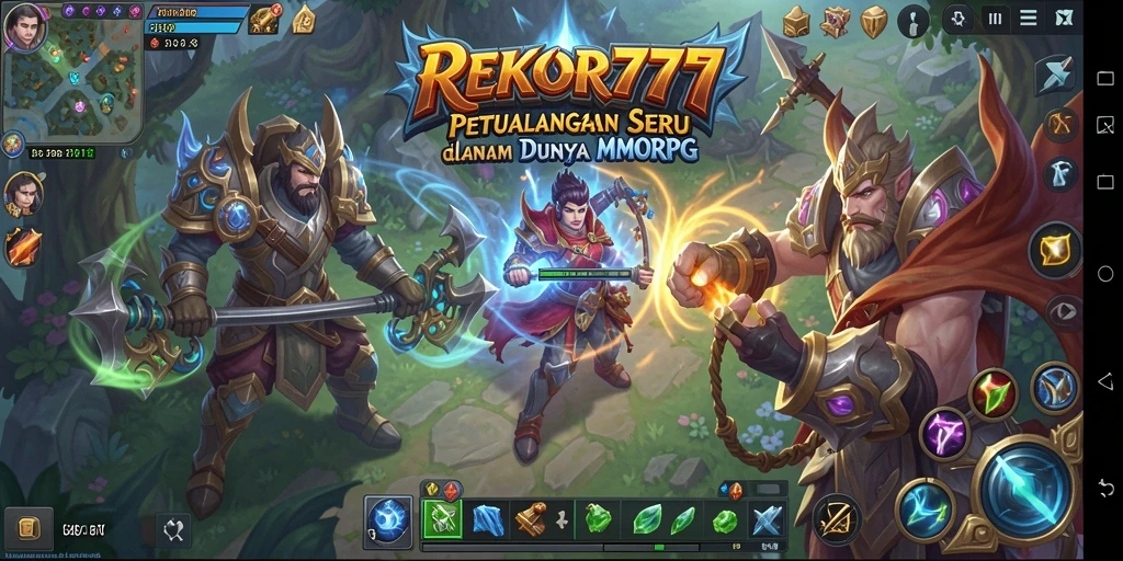 Tangkapan layar dari gameplay seru REKOR777 di dunia MMORPG.